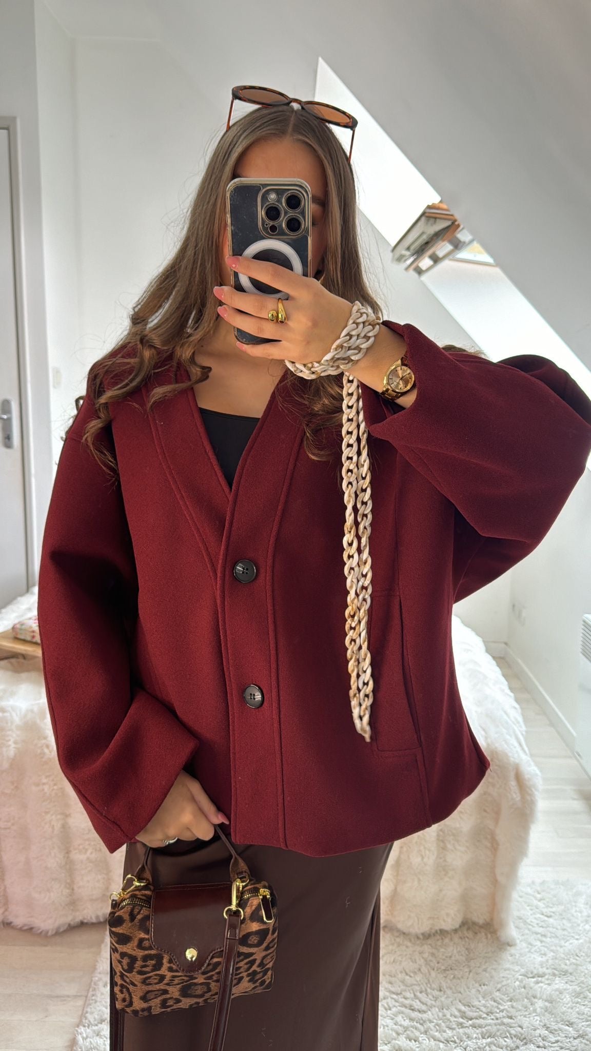 Veste bouton