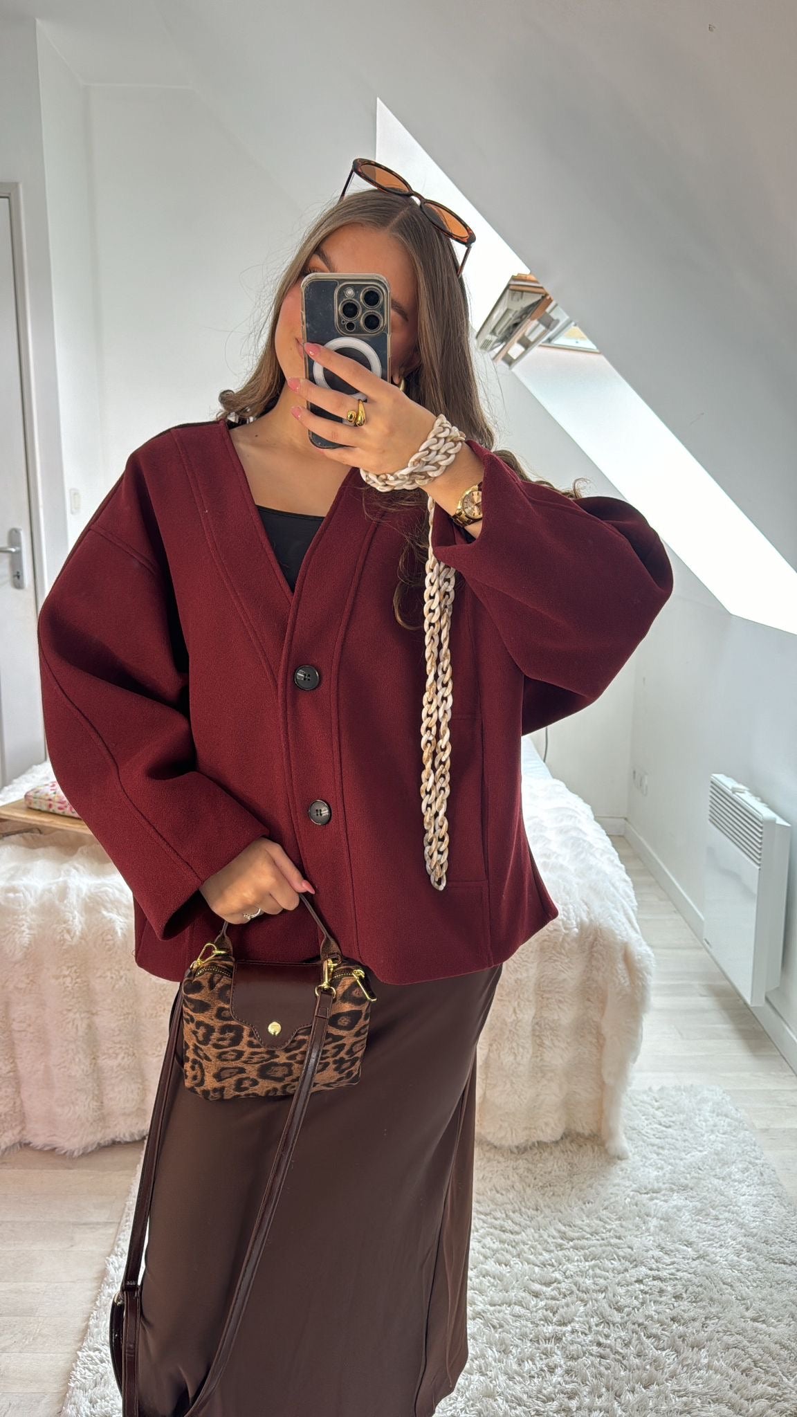 Veste bouton