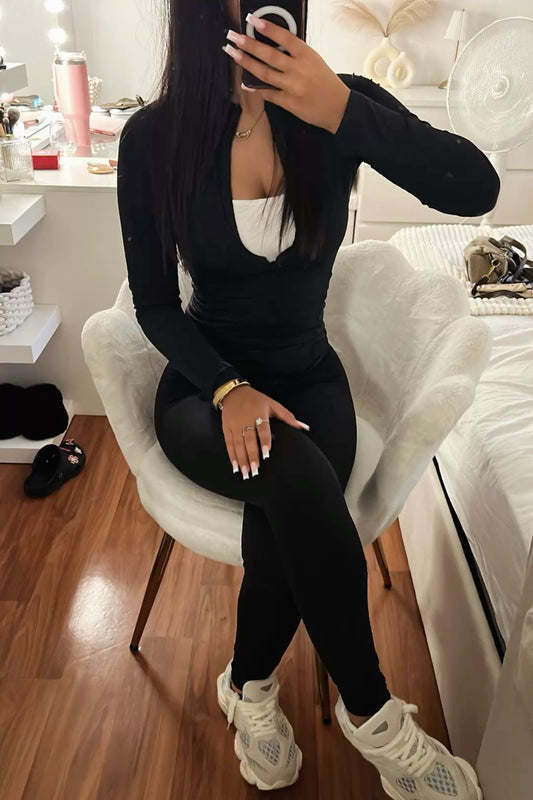 Ensemble legging zip