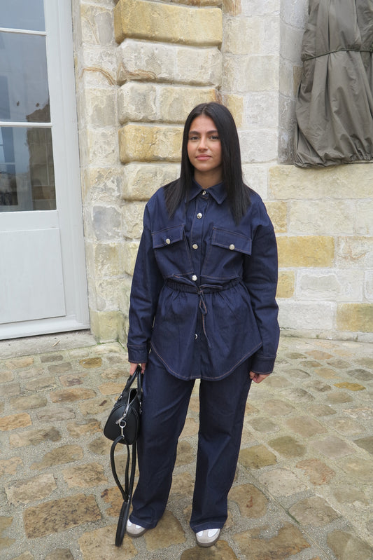 Ensemble Jean Bleu Foncé